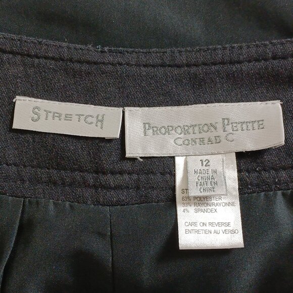 Conrad C Portion Petite A-line Flare Midi Skirt - Picture 9 of 16